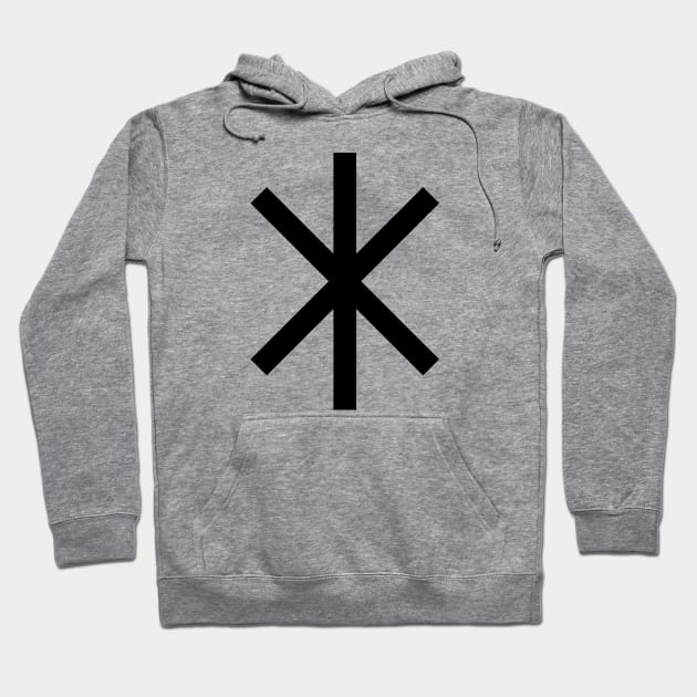 Norse Strenght Symbol Hoodie by Indie Pop